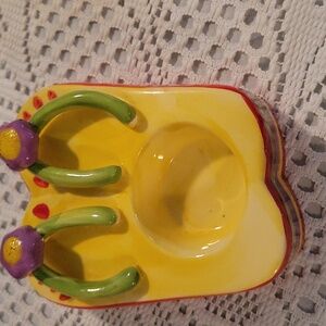 Flip Flop Ceramic Votive Candle Holder